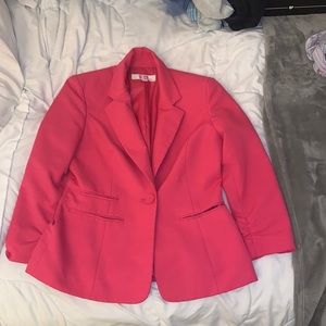 HOT PINK WOMENS BLAZER